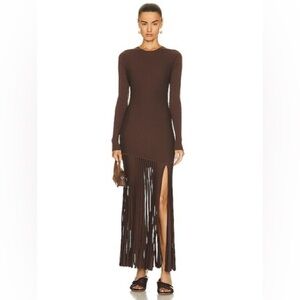 SIR the Label Sylvie Brown Long Sleeve Dress